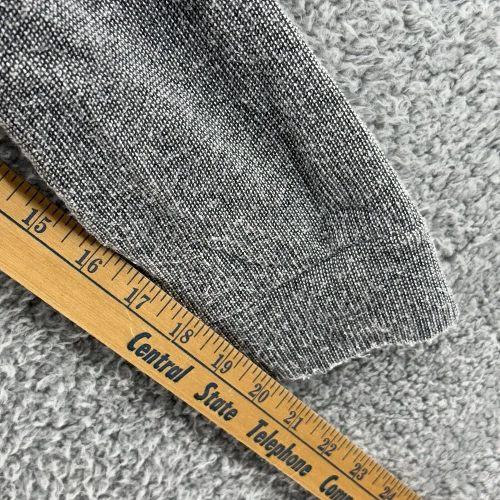 J.Crew‎ Mens Small Gray Casual City Designer Boho Turtleneck Long Sleeve Sweater